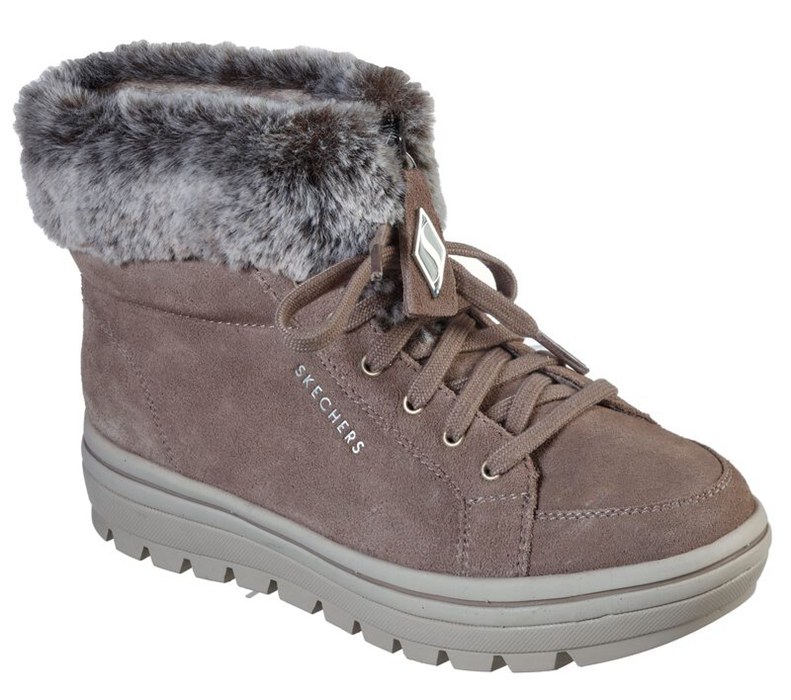 Skechers Street Cleats - Everyday Chillz - Womens Boots Light Brown [AU-YM7231]